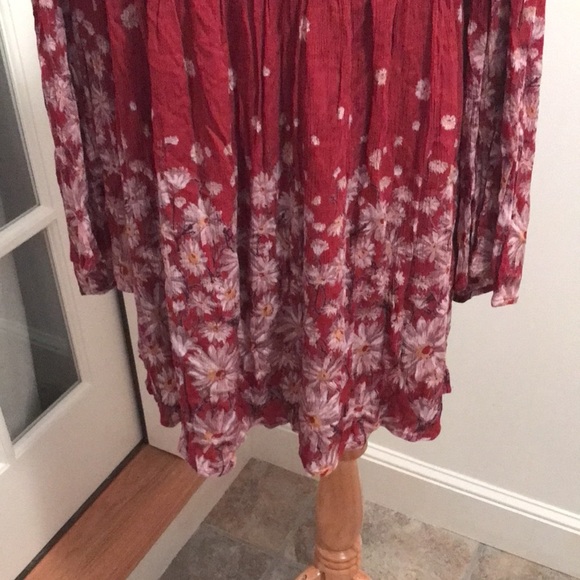 SALE New Ecote Elora Off the Shoulder Smocked Dress L - Picture 11 of 12